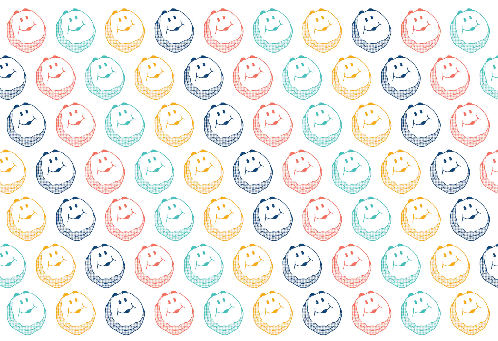 Biscuit Belly multi-color biscuit faces