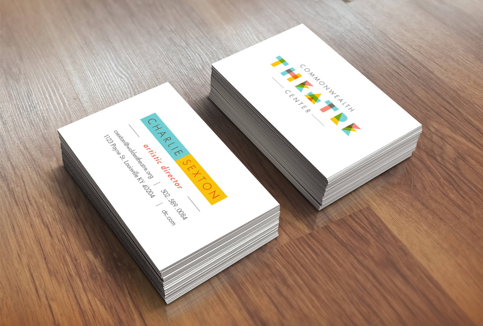 Commonwealth Theatre Center business cards